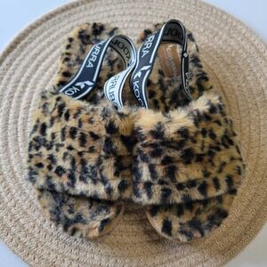 Koolaburra by UGG Adjustable Slide Sandals Leopard Print US size 6